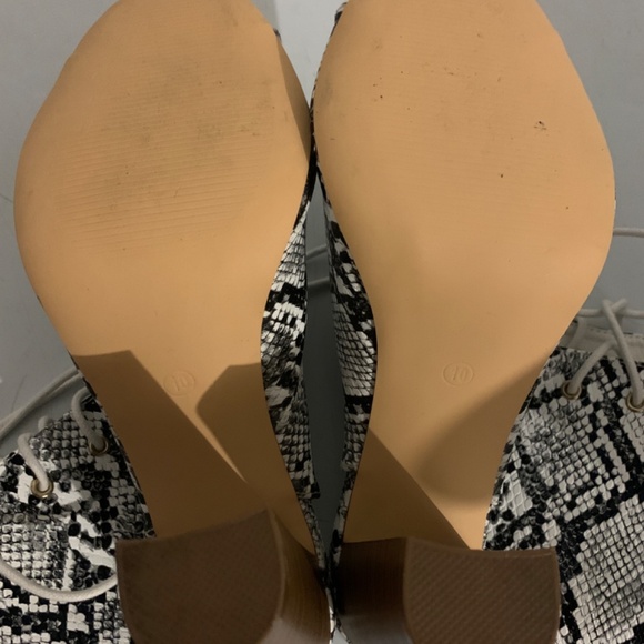 Lace-Up Snakeskin Bootie - Picture 4 of 4